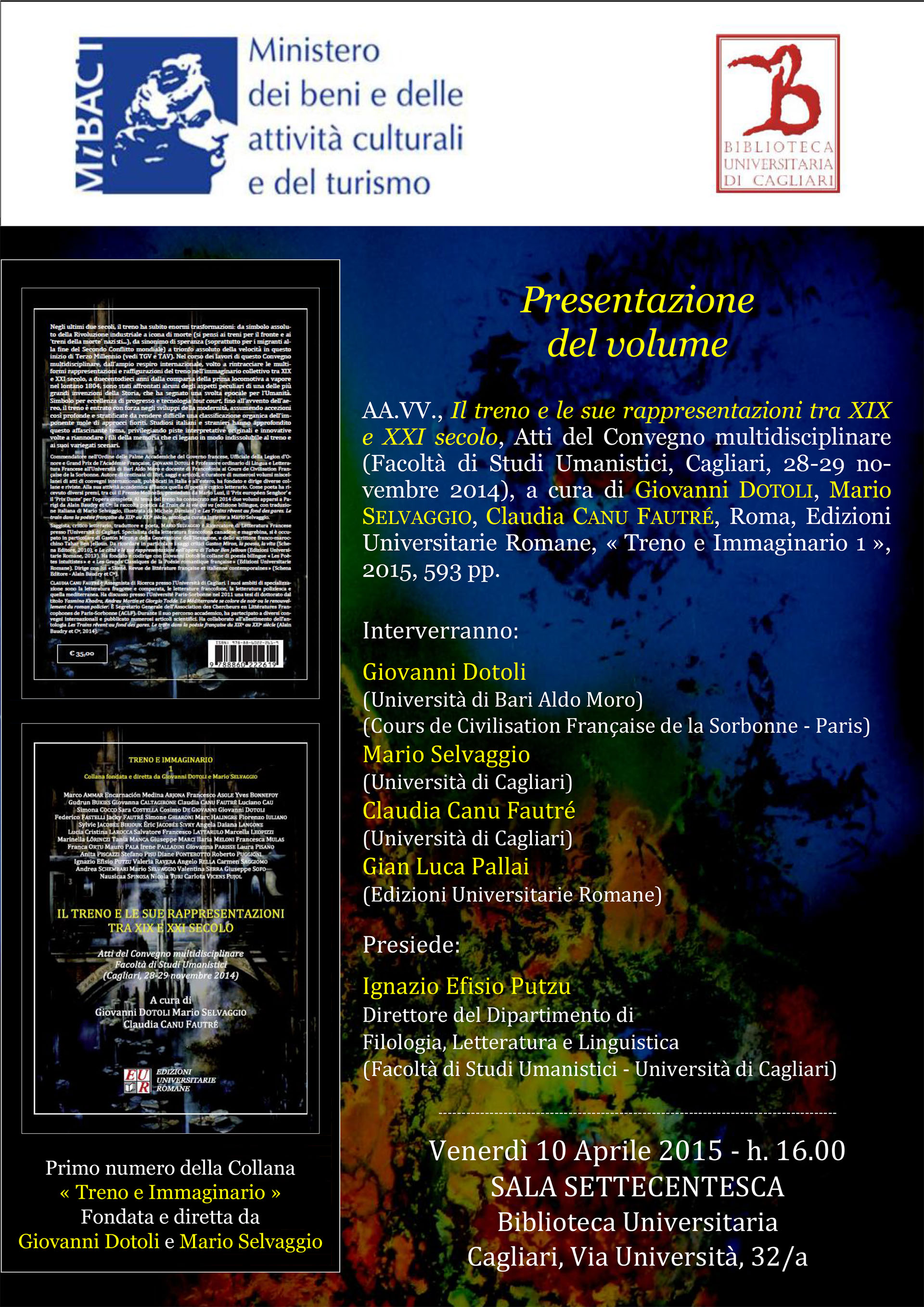 Locandina Presentazione Atti 10 aprile 2015